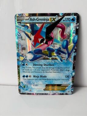 Pokemon TCG Ash-Greninja EX XY133 XY Black Star Promo MP